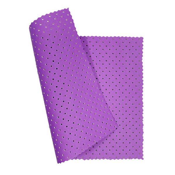 High Quality Multi Colors SBR CR SCR Polyester Nylon Laminated Breathable Rubber Sheet 3mm perforated neoprene. (2)